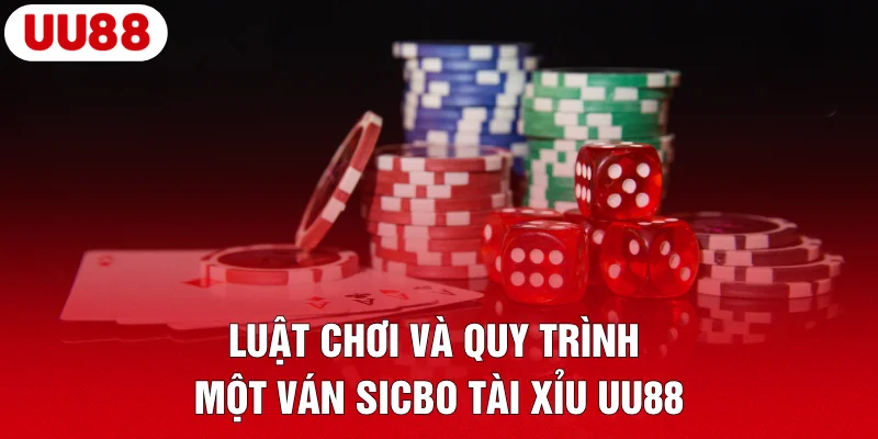 Luật chơi và quy trình một ván Sicbo Tài Xỉu UU88